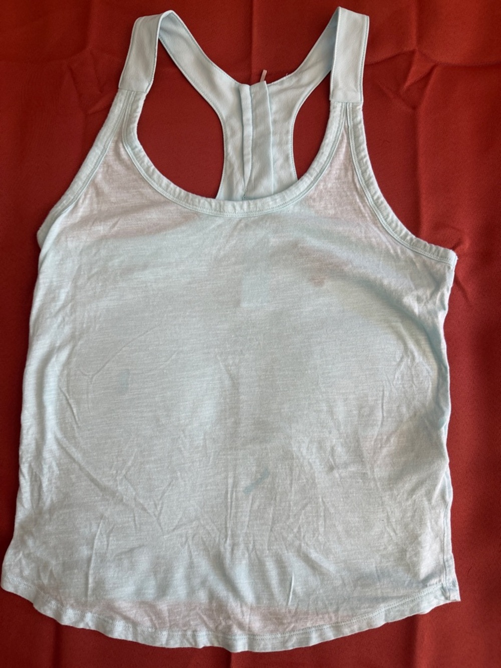 Banana Republic Light Blue Racerback Tank Top